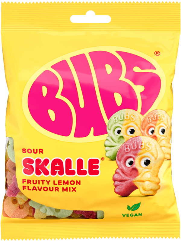 BUBS Fruity Lemon Mix Skalle 90g