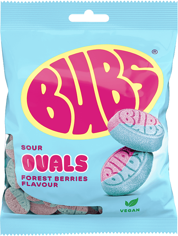 BUBS Forest Berries Ovals 90g