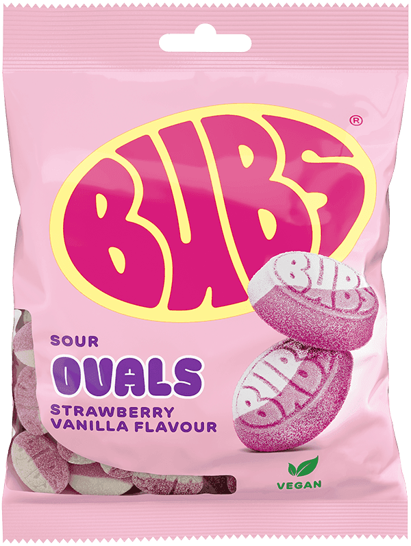 BUBS Strawberry Vanilla Ovals 90g
