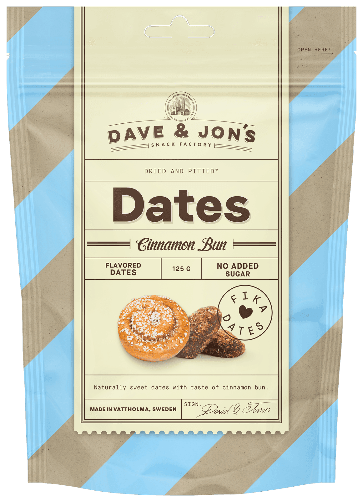 Dave & Jon's Dadlar Kanelbulle