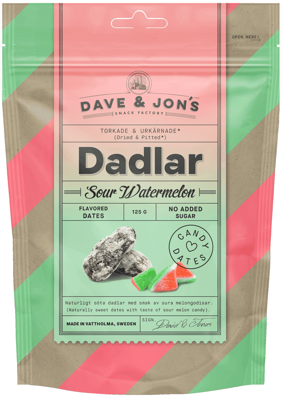 Dave & Jon's Dadlar Sour Watermelon