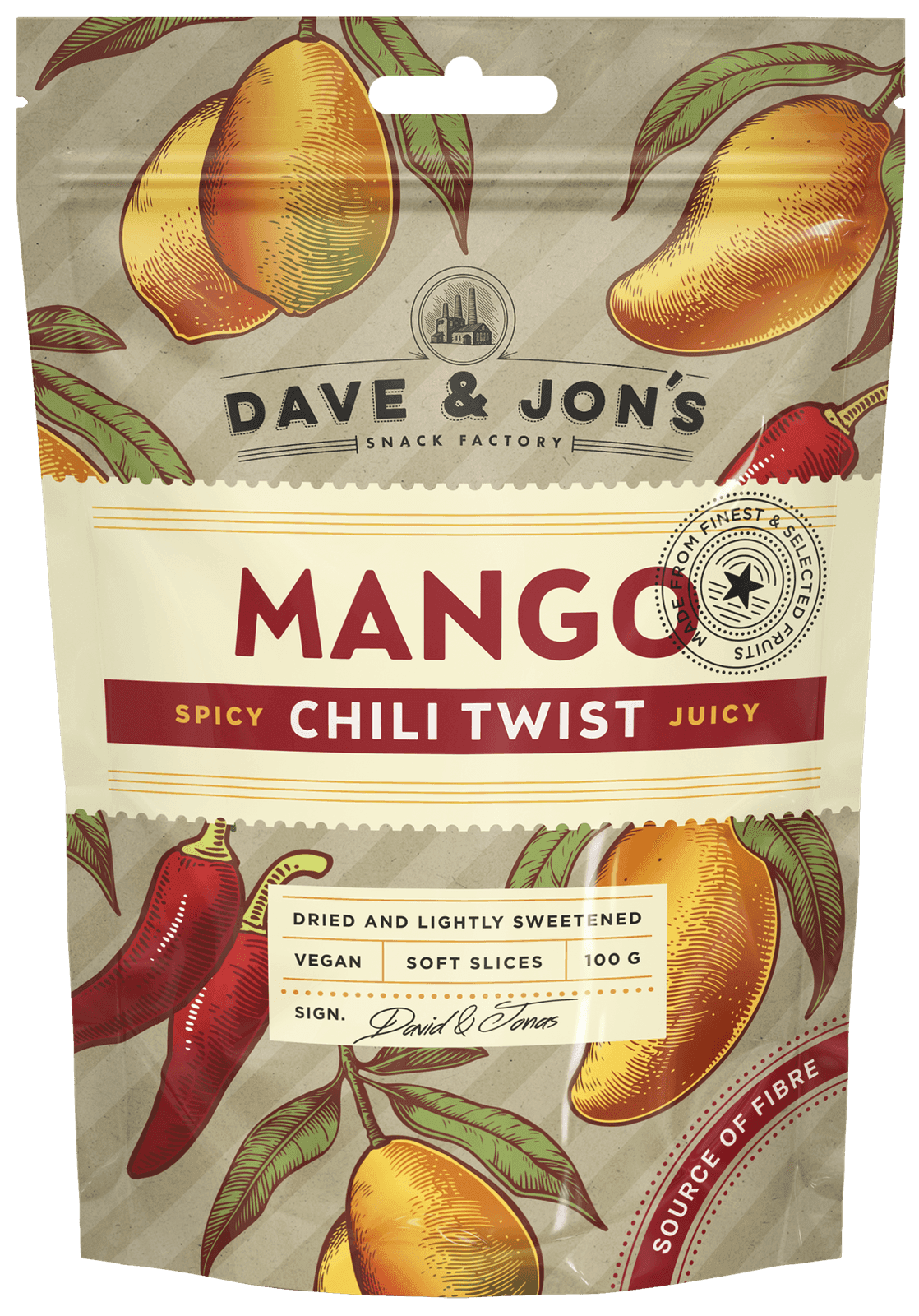 Dave & Jon's Torkad Mango Chili Twist