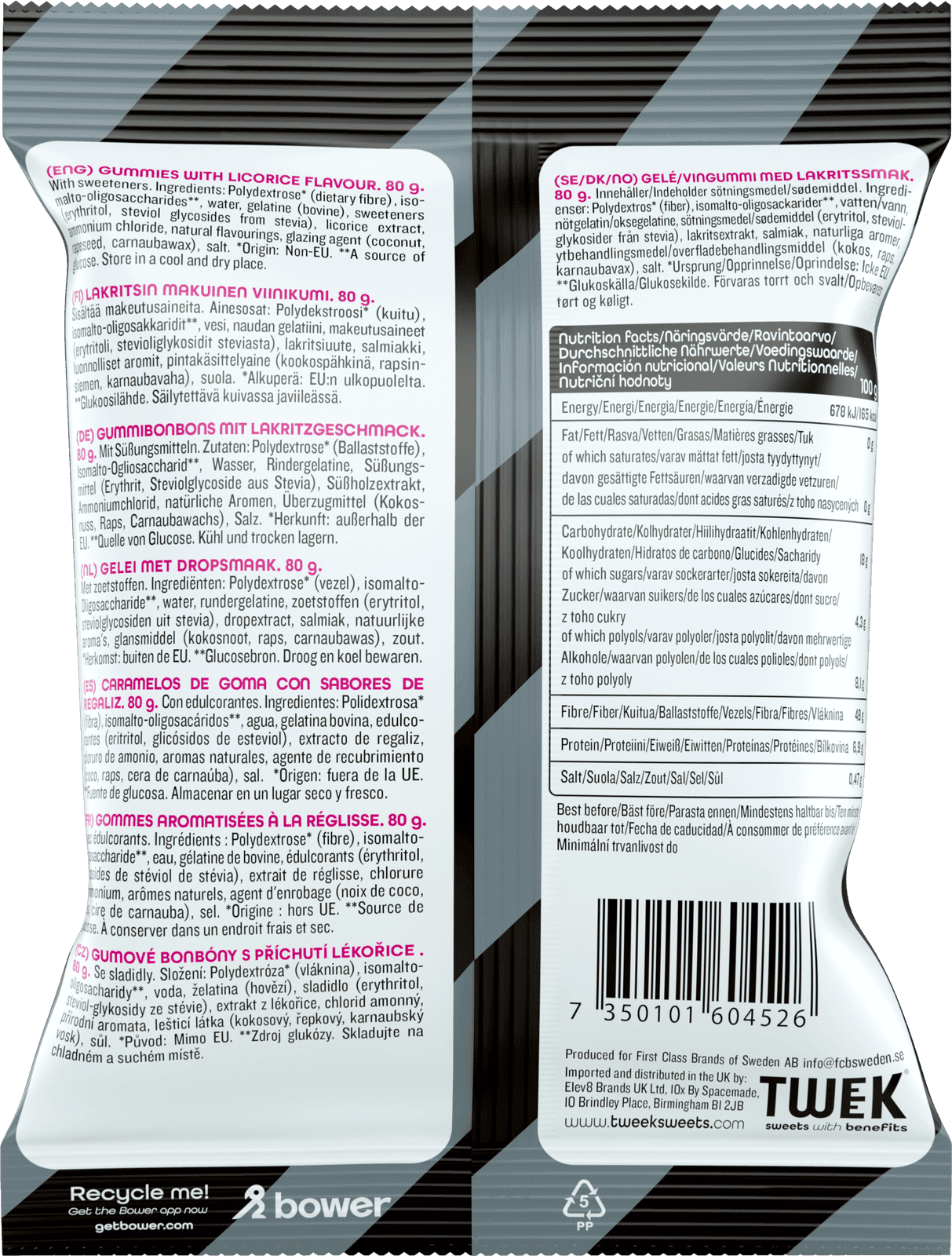 Tweek Licorice Love 80g