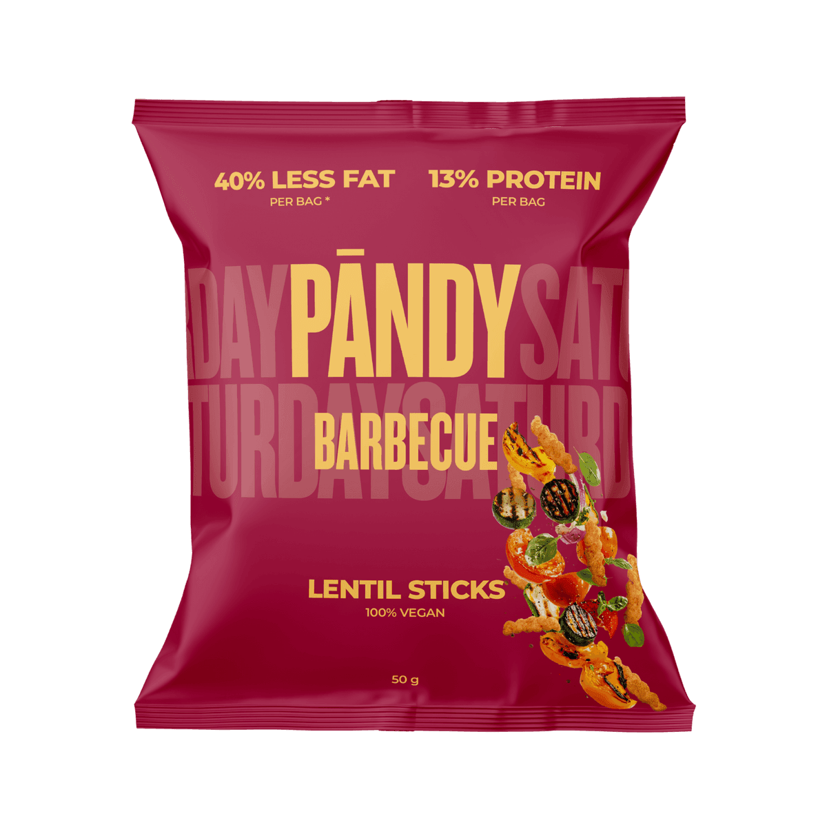Pändy Lentil Sticks Barbecue 50g