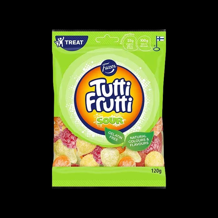 Fazer Tutti Frutti Sour 120g