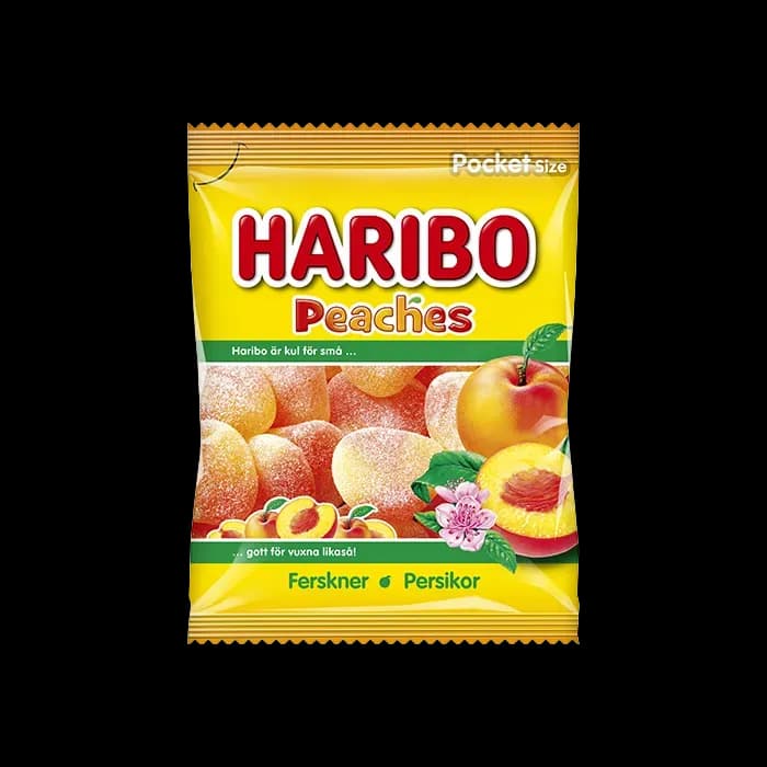 Haribo Persikor 80g