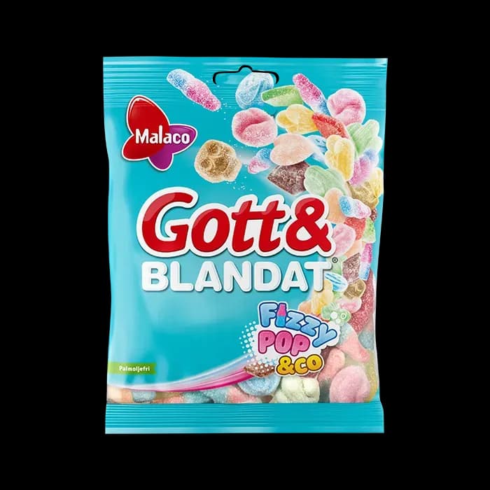 Malaco Gott & Blandat Fizzypop & Co 130g