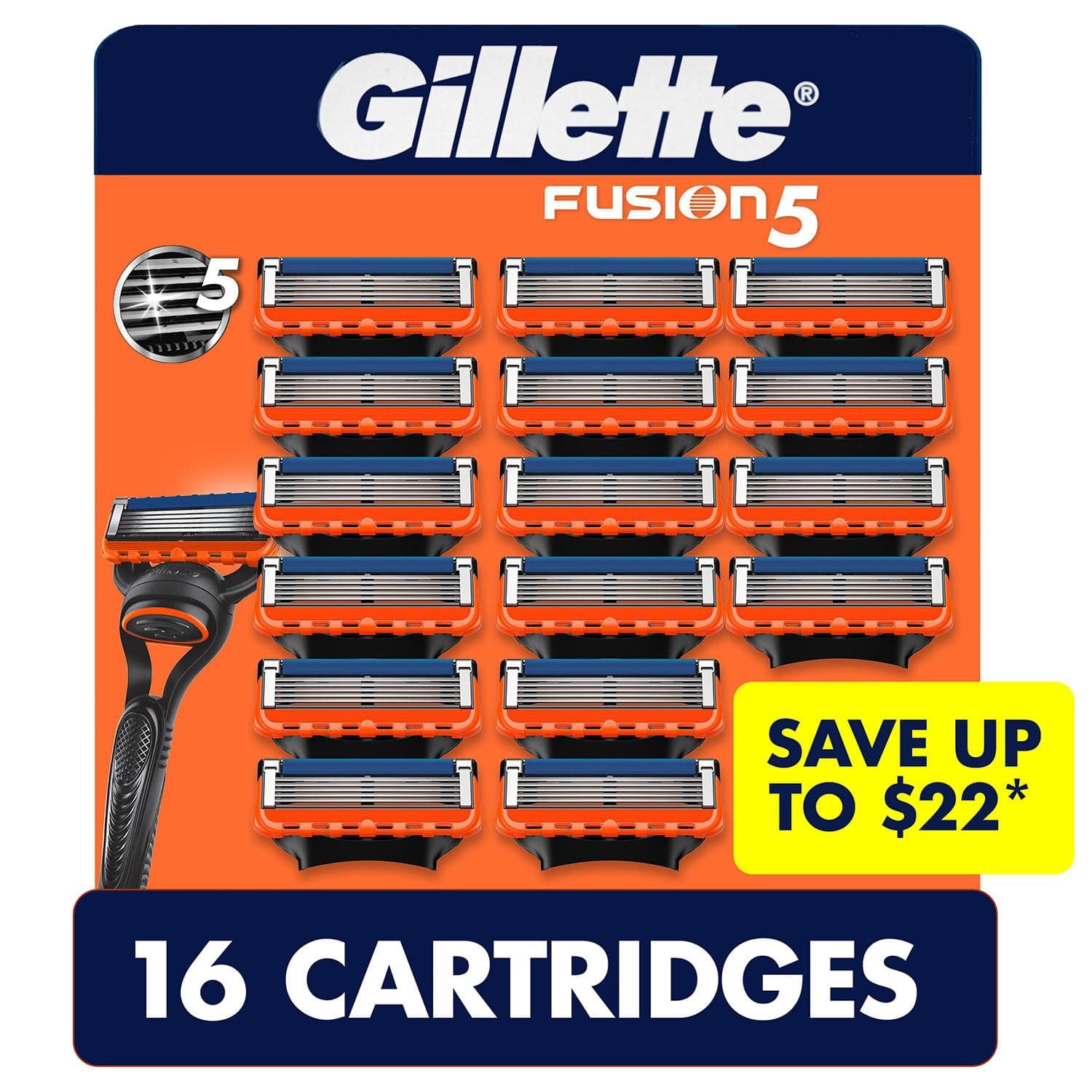 Gillette Fusion 5 Rakblad 16-pack