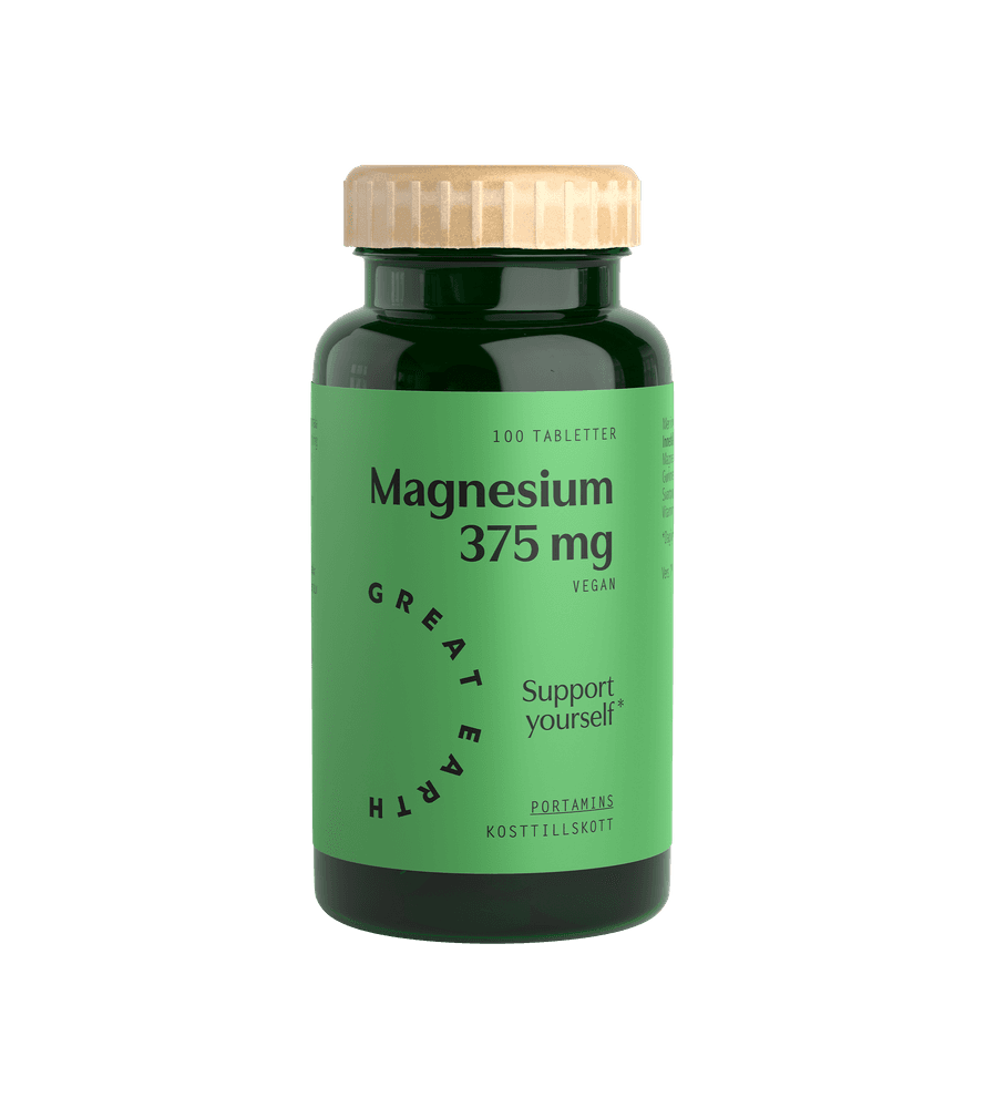 Great Earth Magnesium 375 mg 100 tabletter