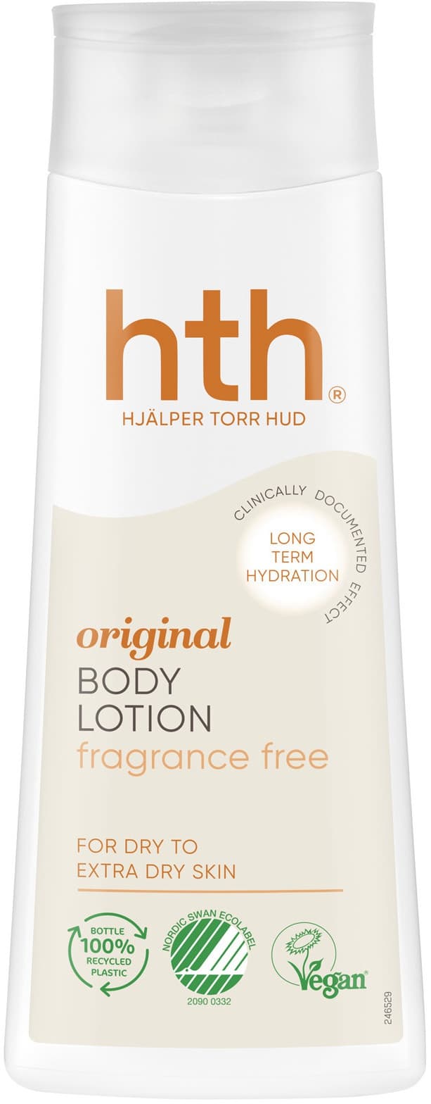 HTH Original Body Lotion Oparfymerad 400 ml