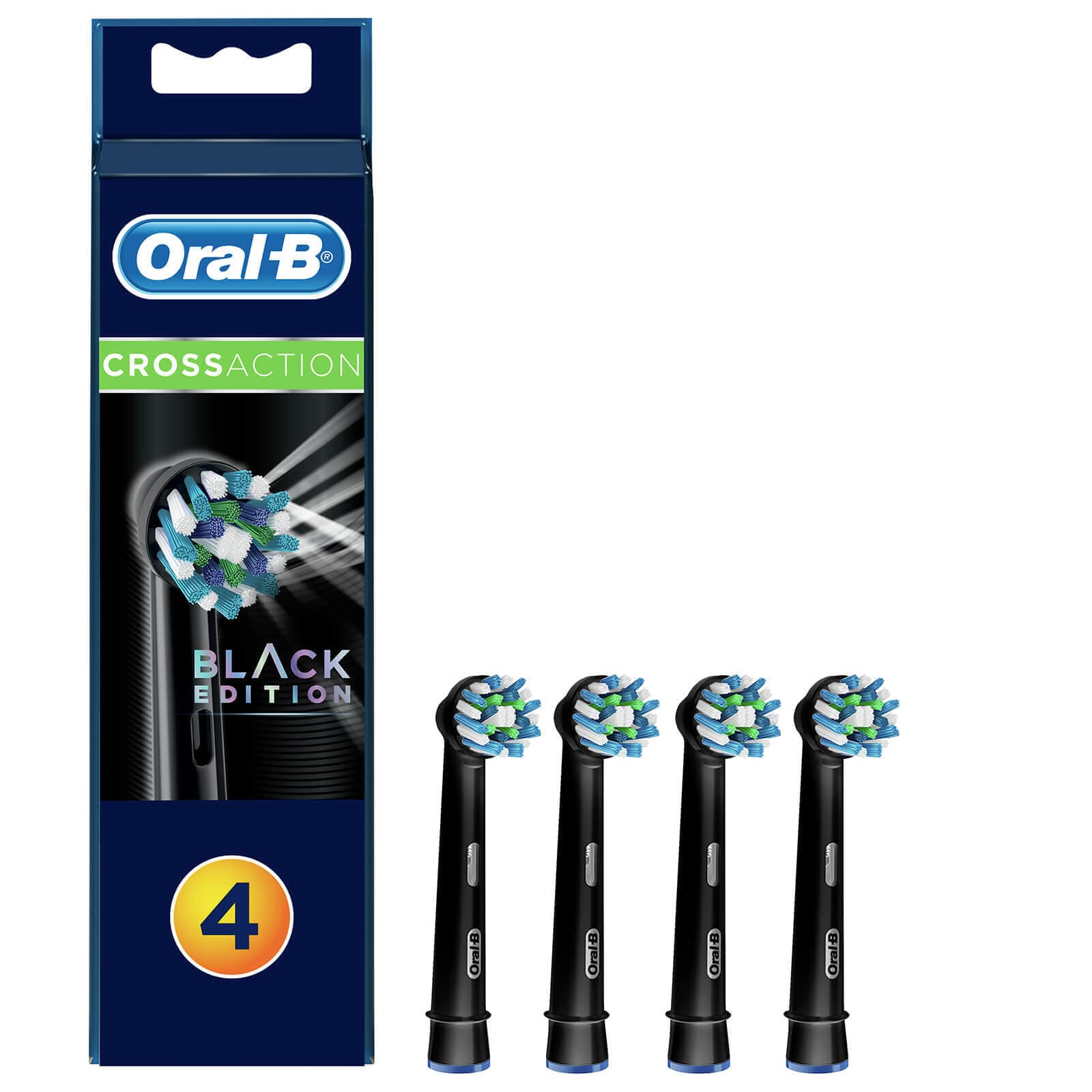 Oral-B Cross Action Black Borsthuvud 5 st