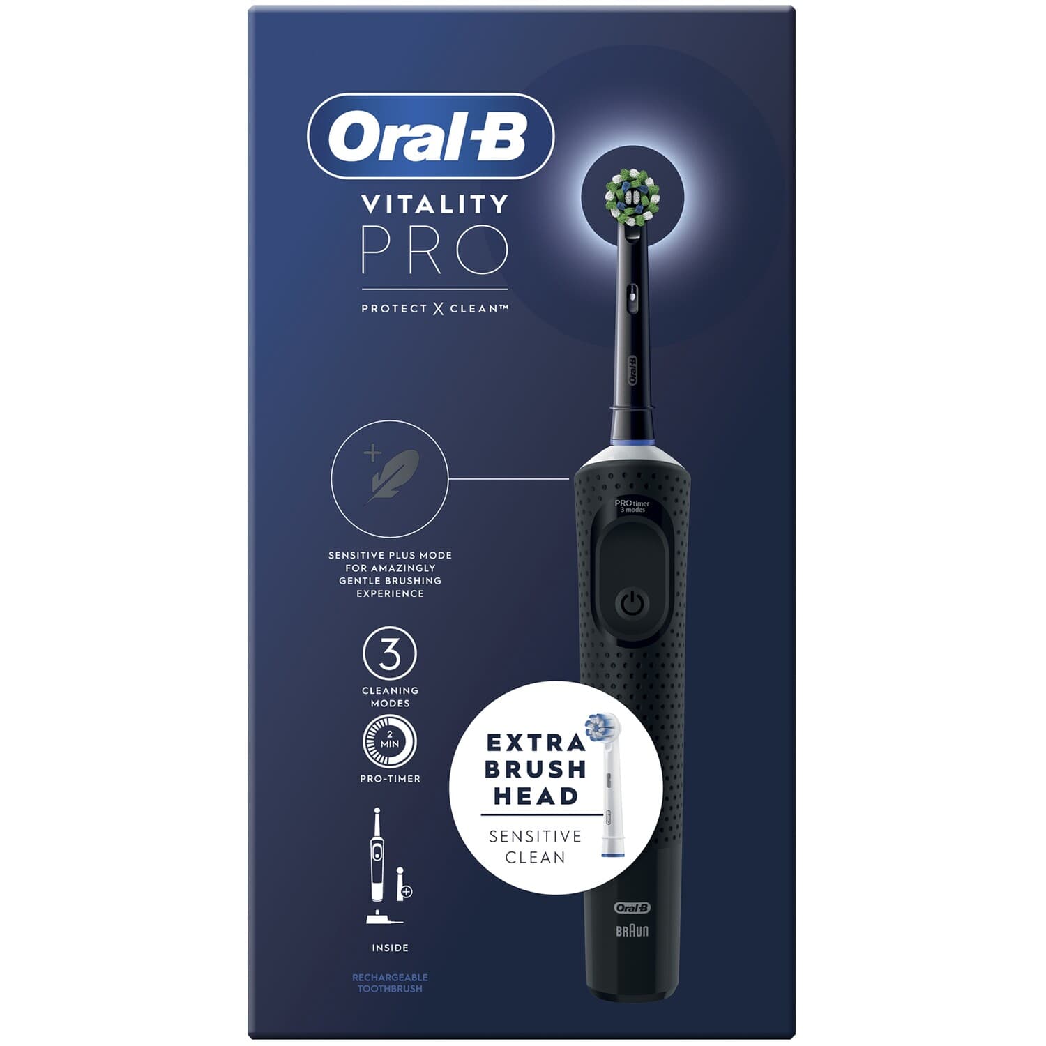 Oral-B Vitality Pro Svart Eltandborste