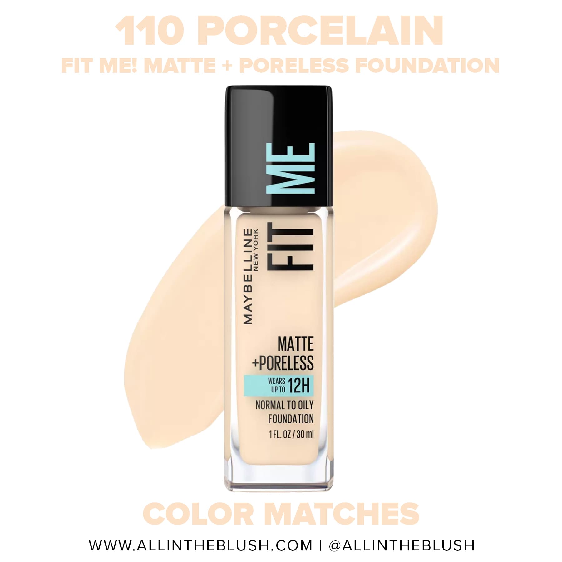 Maybelline Fit Me Matte & Poreless Foundation