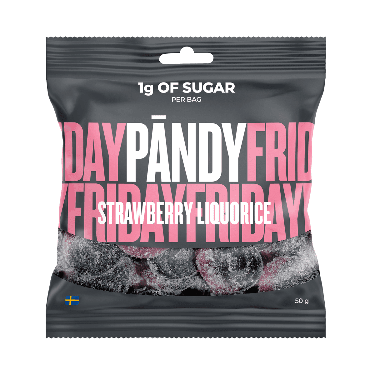 Pändy Strawberry Liquorice 50g