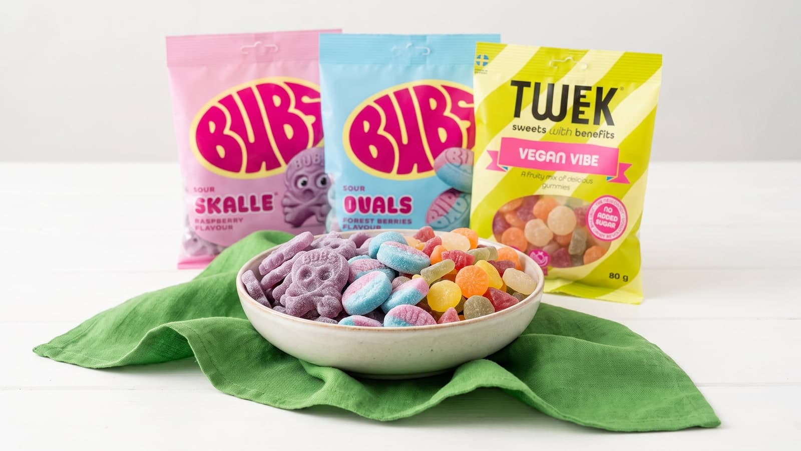 Vegansk godis utan gelatin som faktiskt smakar bra