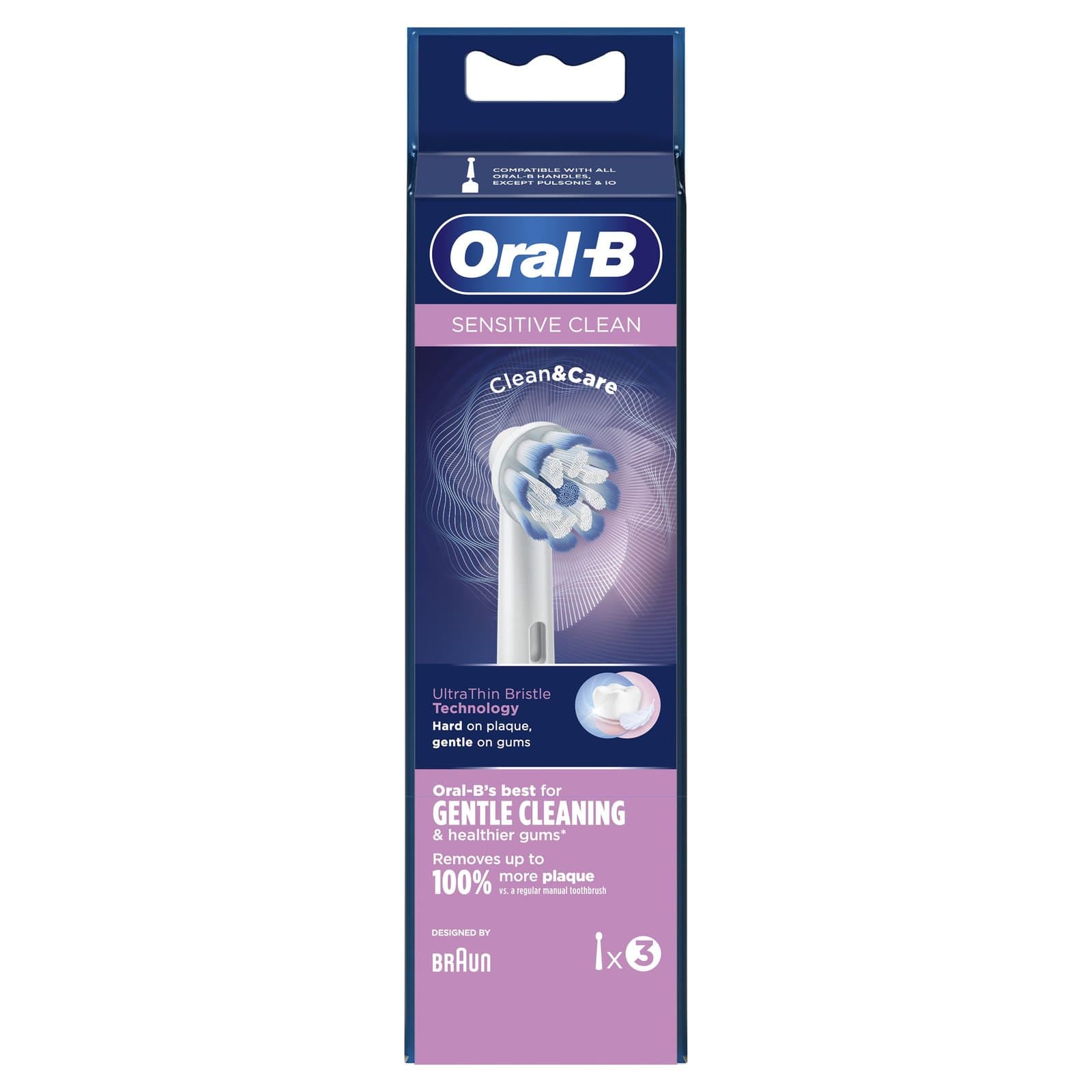 Oral-B Sensitive Clean & Care tandborsthuvud 3 st