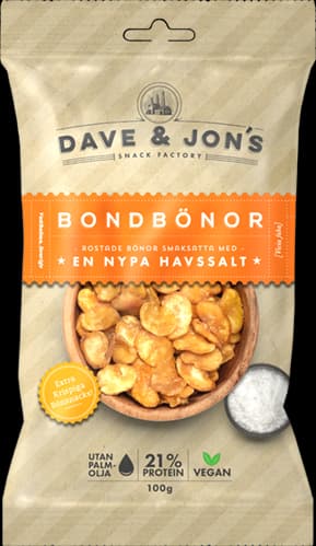 Dave & Jon's Rostade Bondbönor Havssalt