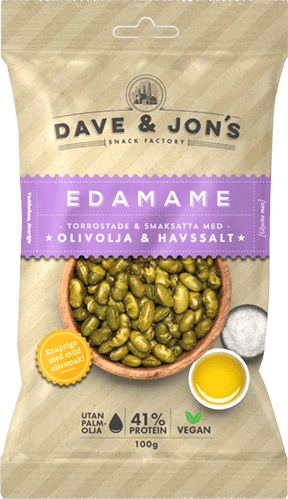 Dave & Jon's Rostade Edamame Olivolja & Havssalt