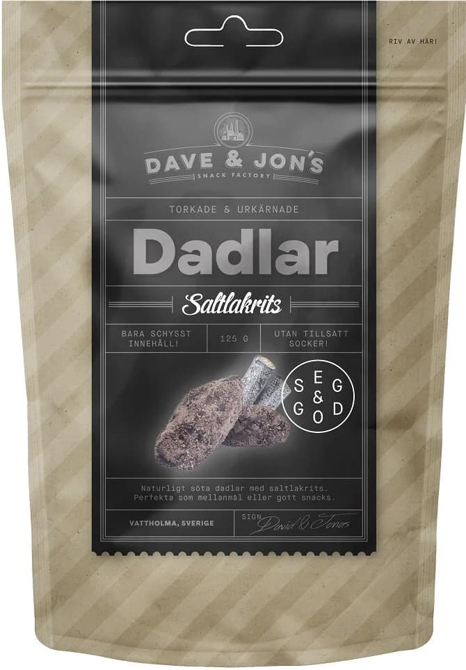 Dave & Jon's Dadlar Saltlakrits