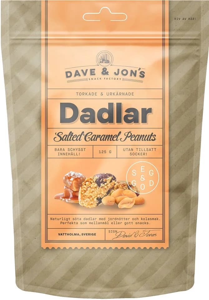Dave & Jon's Dadlar Salted Caramel Peanuts