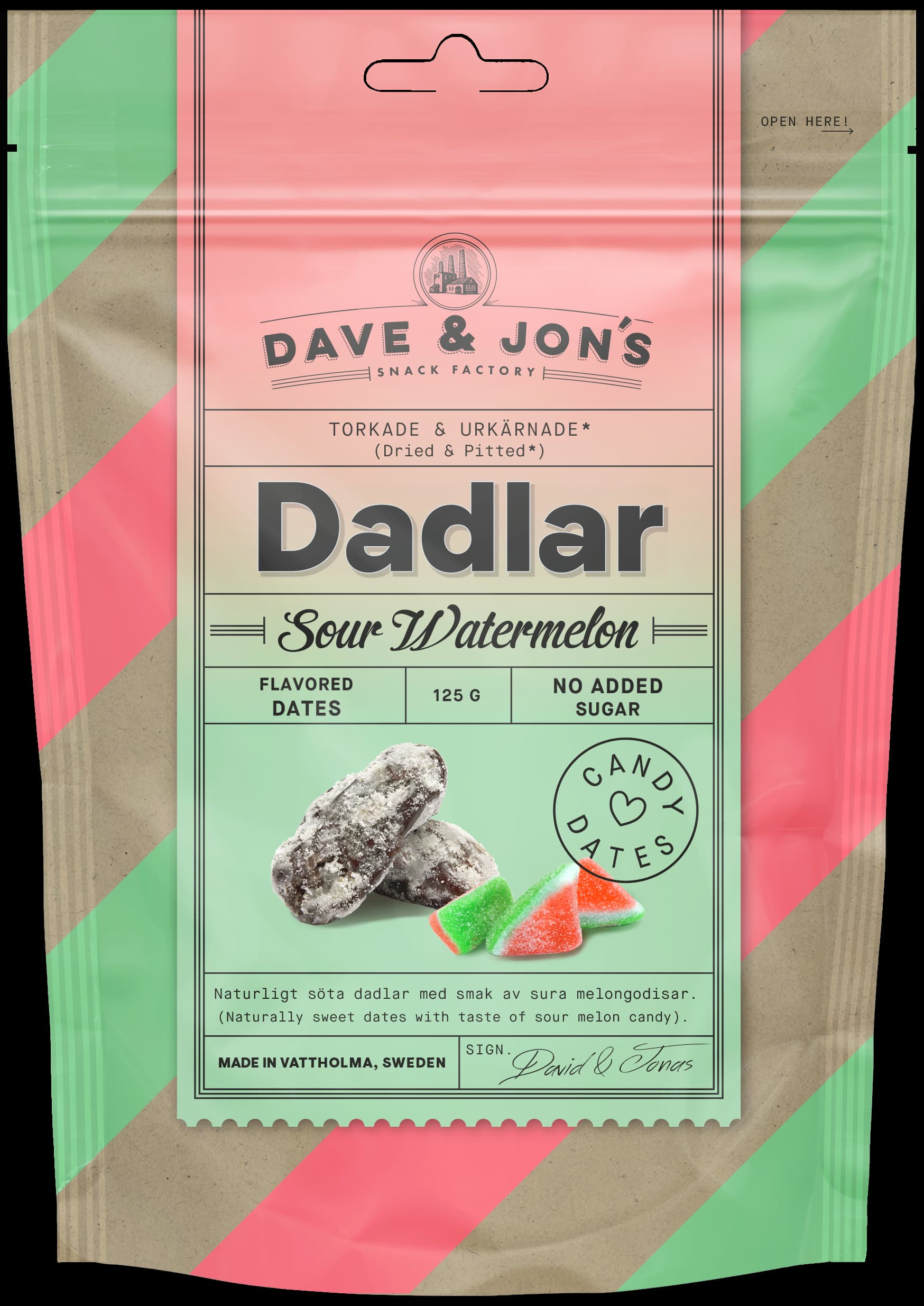 Dave & Jon's Dadlar Sour Watermelon