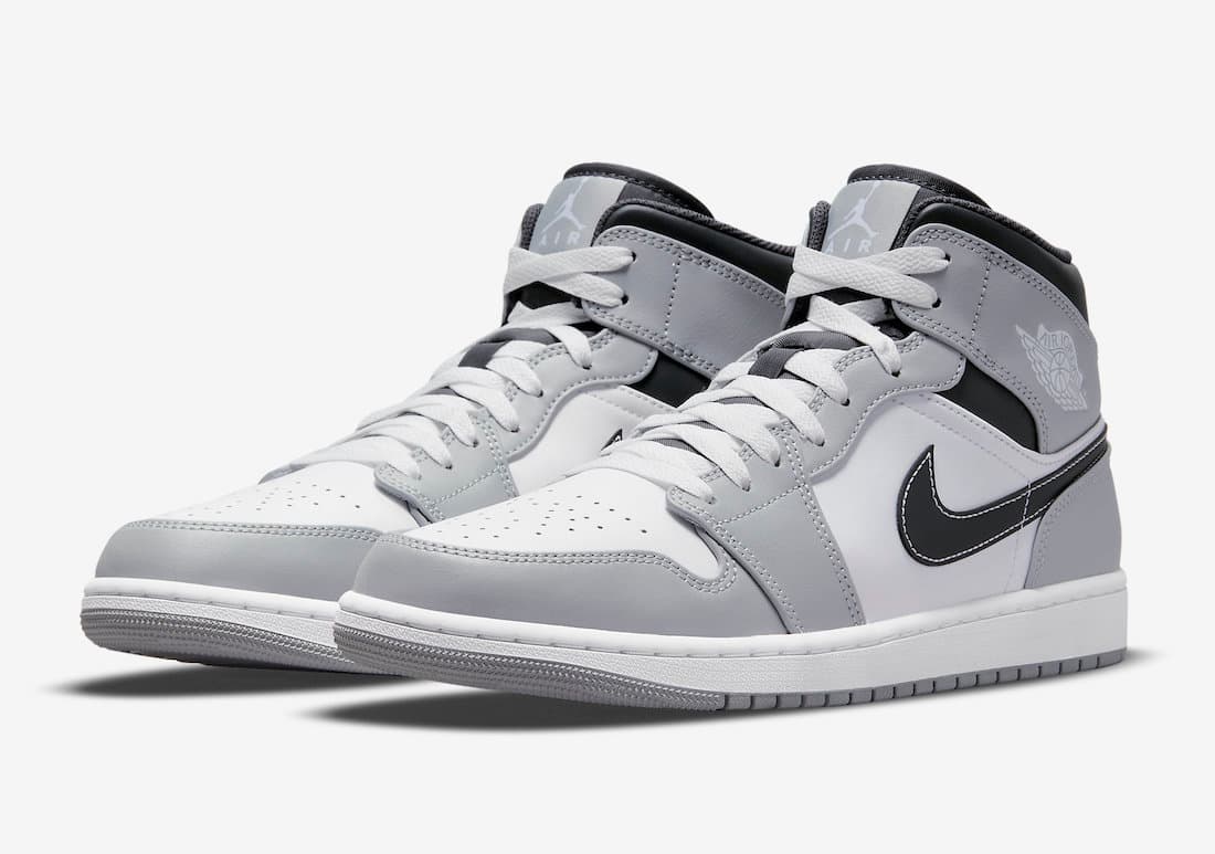 Jordan 1 Mid Light Smoke Grey Anthracite